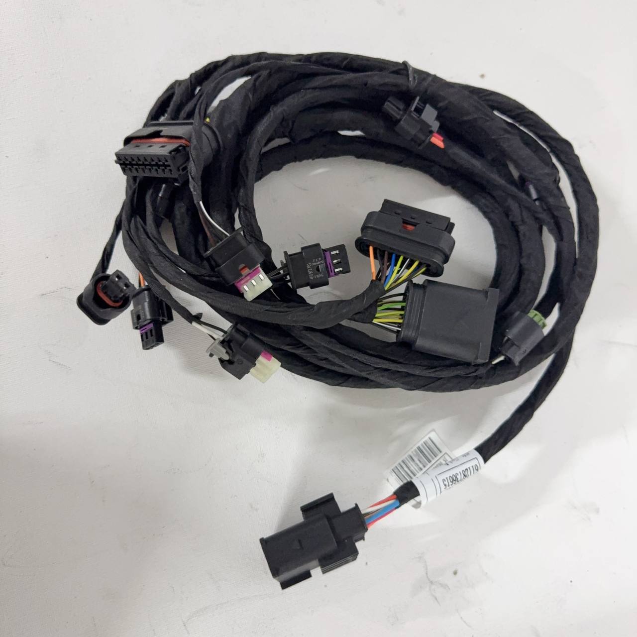 NEW BMW X5 G05 FRONT BUMPER PARKING AID WIRING HARNESS 61128736615 ORIGINAL